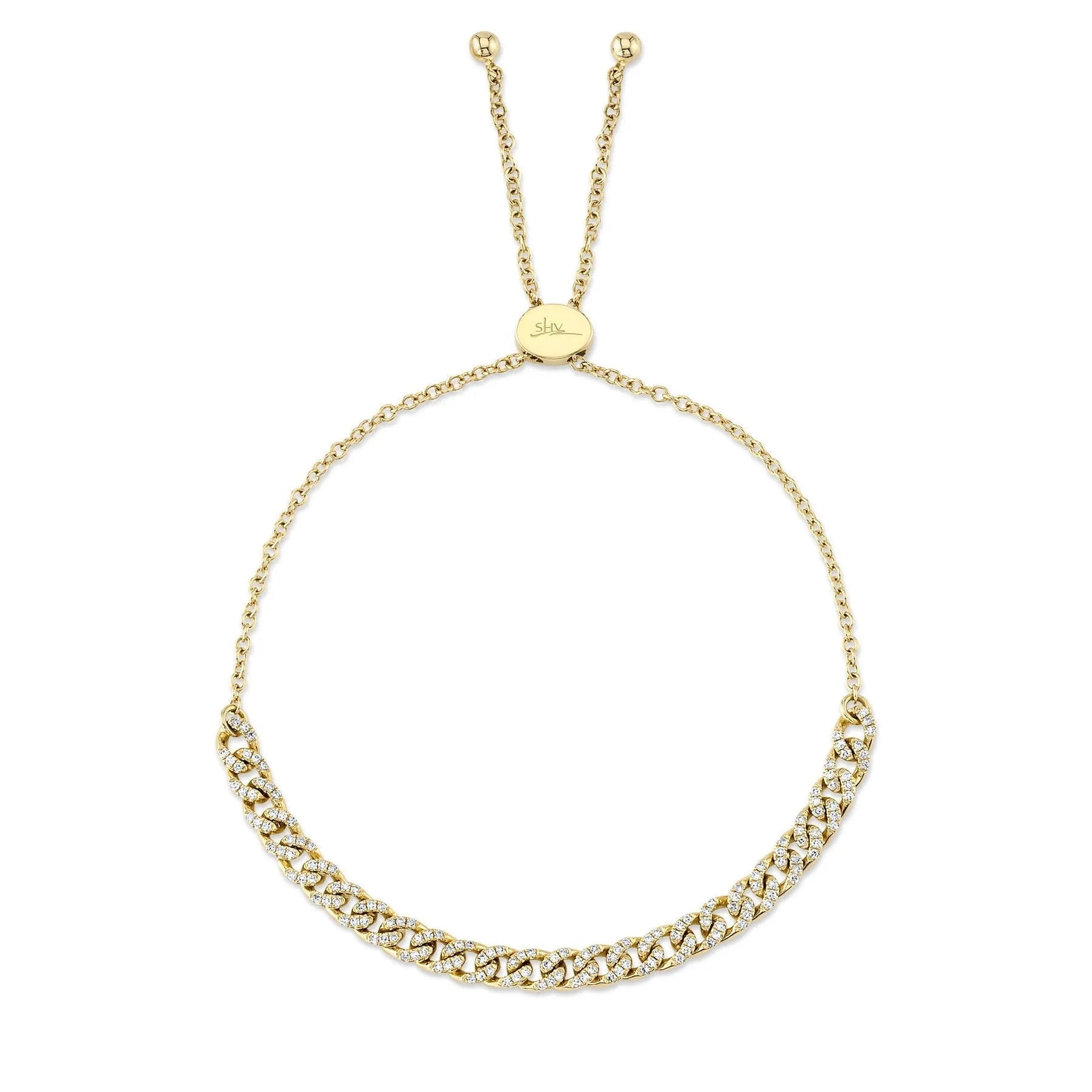 0.36CT DIAMOND LINK BOLO BRACELET SC55022379