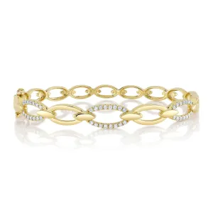 0.54CT DIAMOND LINK BANGLE SC55012131V2ZS