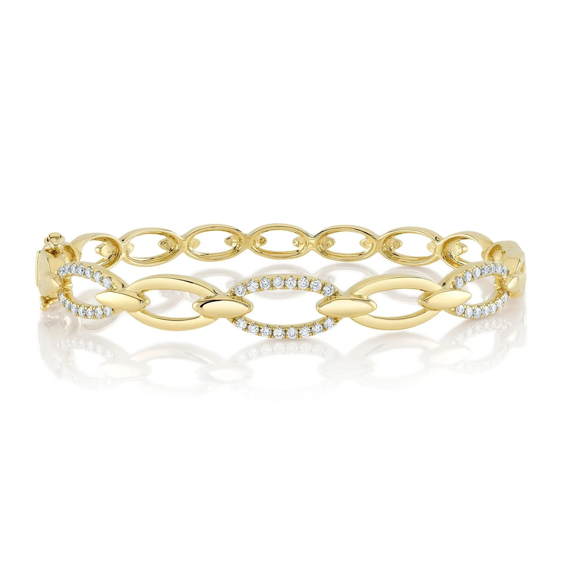 0.54CT DIAMOND LINK BANGLE SC55012131V2ZS