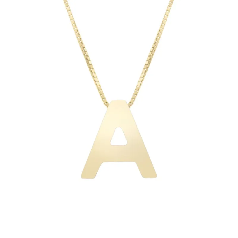 14K Block Letter Initial - ALL LETTERS