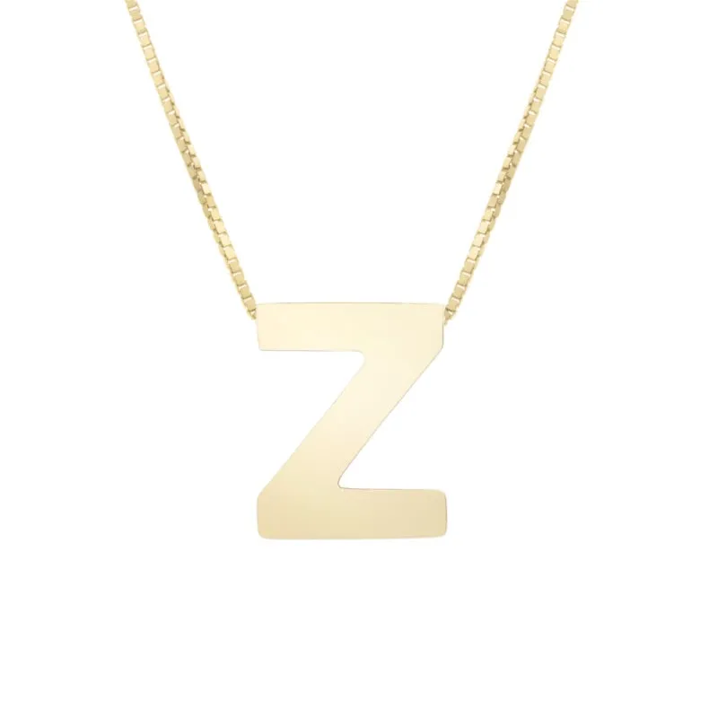 14K Block Letter Initial - ALL LETTERS