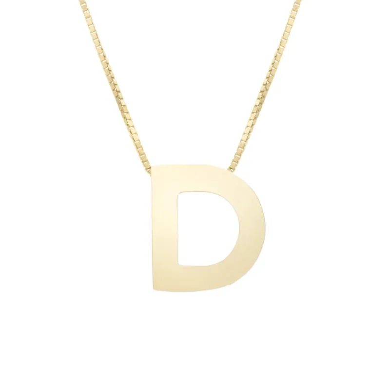 14K Block Letter Initial - ALL LETTERS