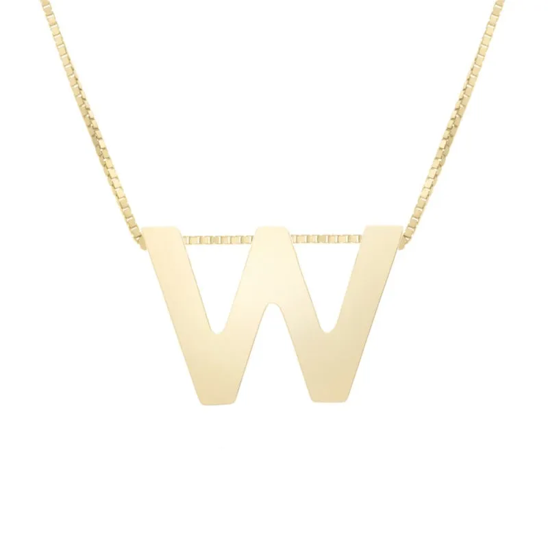 14K Block Letter Initial - ALL LETTERS