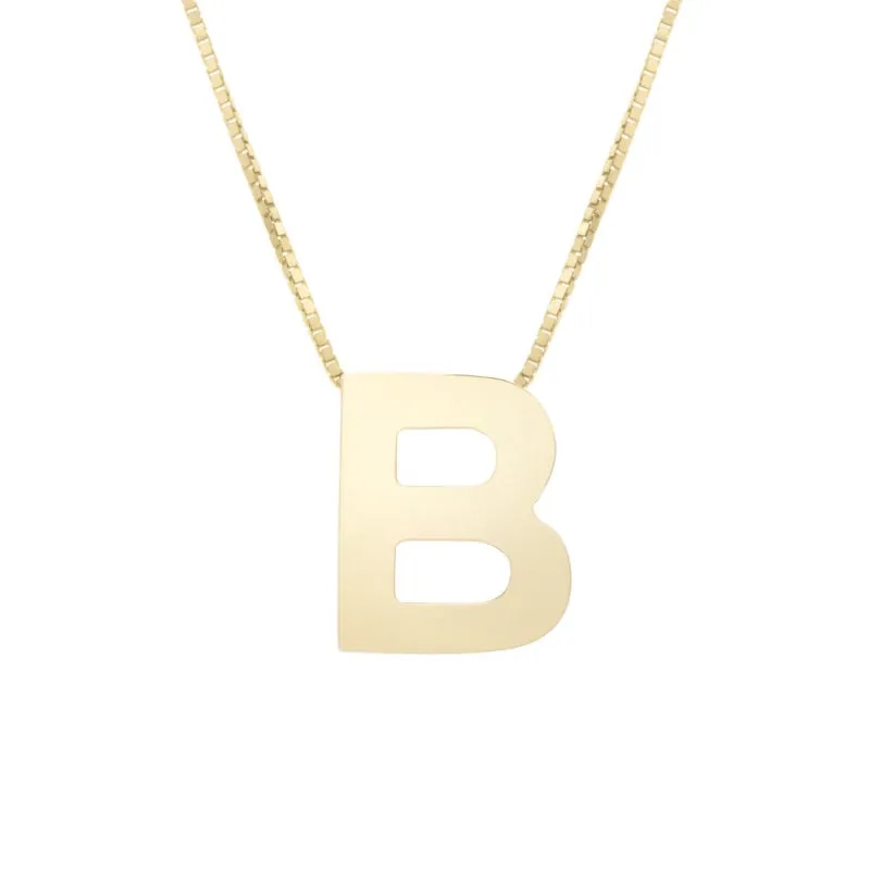 14K Block Letter Initial - ALL LETTERS