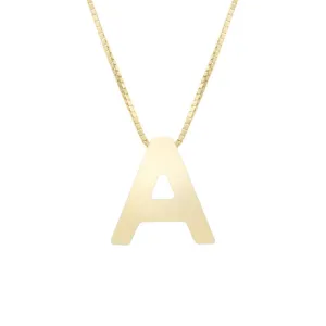 14K Block Letter Initial - ALL LETTERS