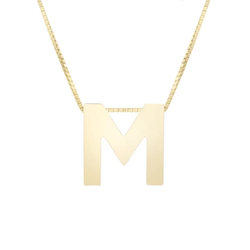14K Block Letter Initial - ALL LETTERS