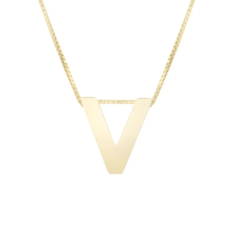 14K Block Letter Initial - ALL LETTERS