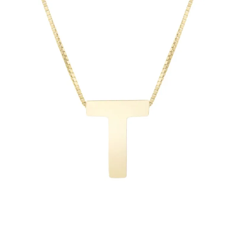 14K Block Letter Initial - ALL LETTERS