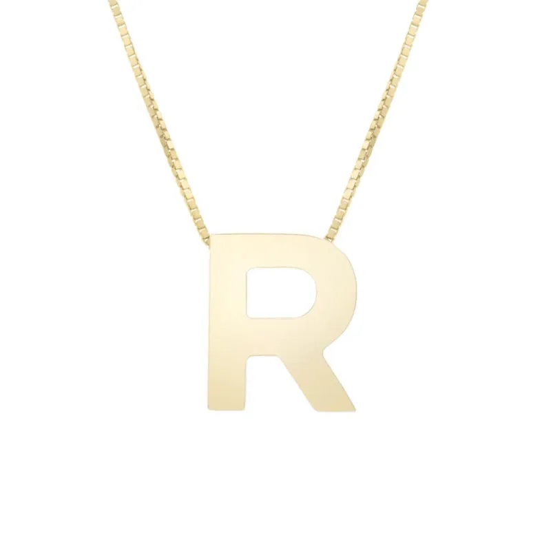 14K Block Letter Initial - ALL LETTERS