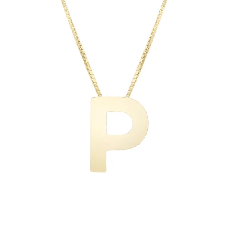 14K Block Letter Initial - ALL LETTERS