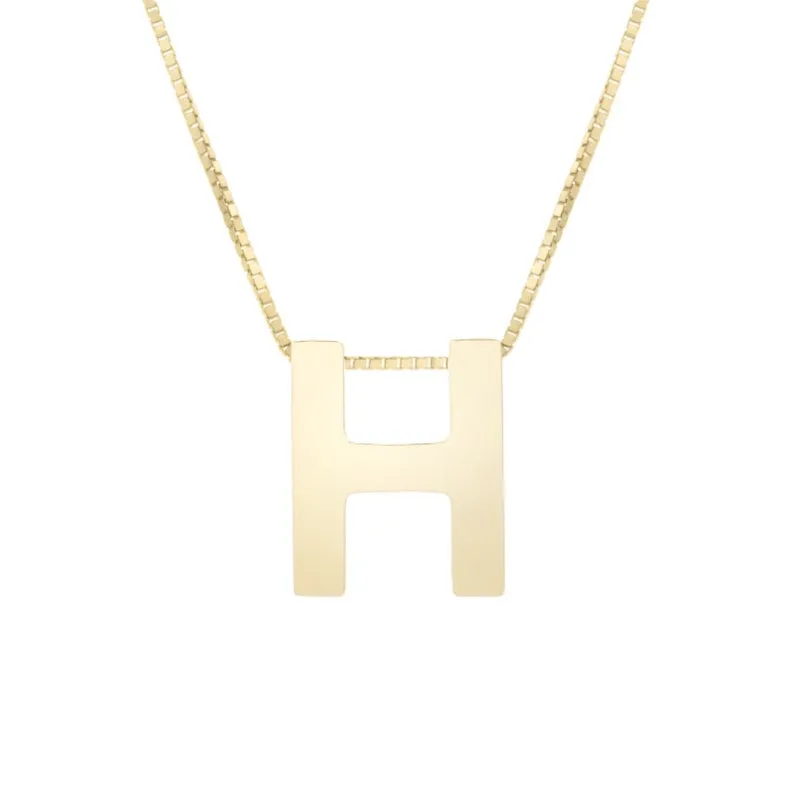 14K Block Letter Initial - ALL LETTERS