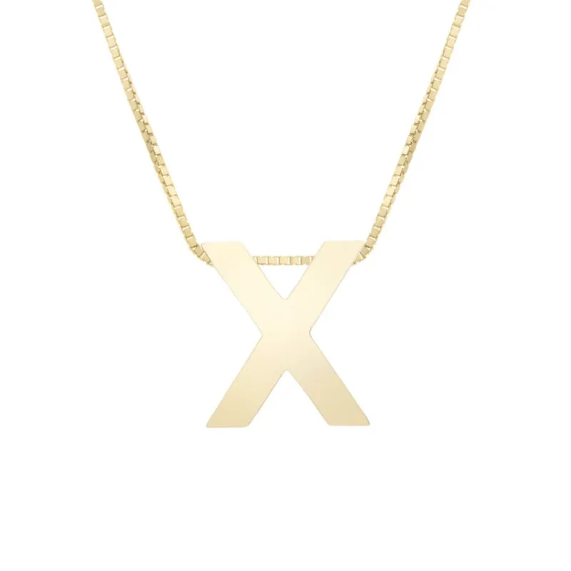 14K Block Letter Initial - ALL LETTERS