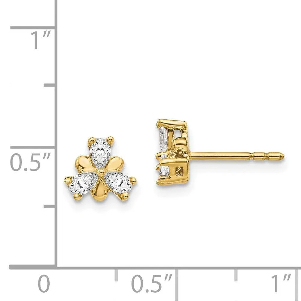 14k Diamond Earrings