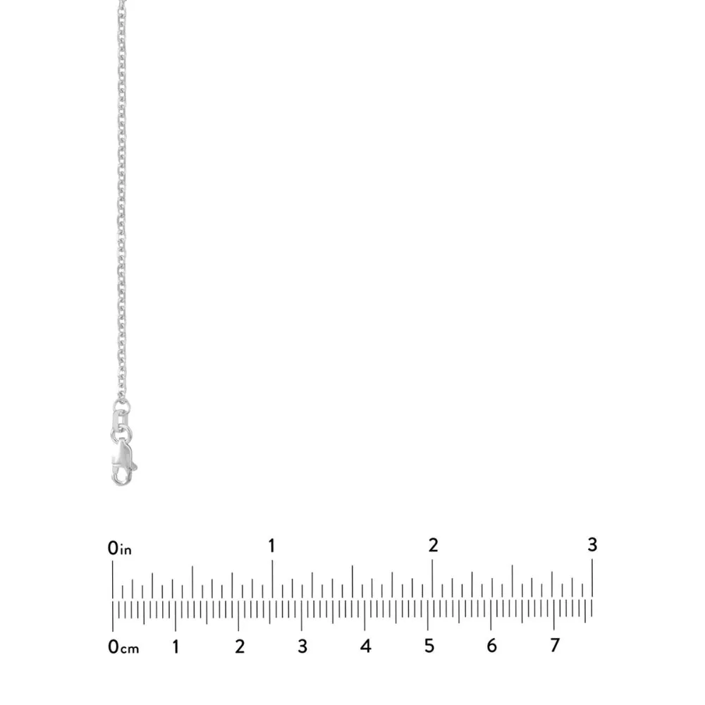 14k Gold 1.8mm Diamond-Cut Cable Chain, 18"