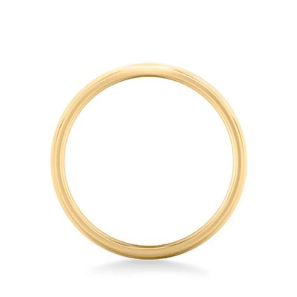 14k Gold European Fit Polished Wedding Band 5mm