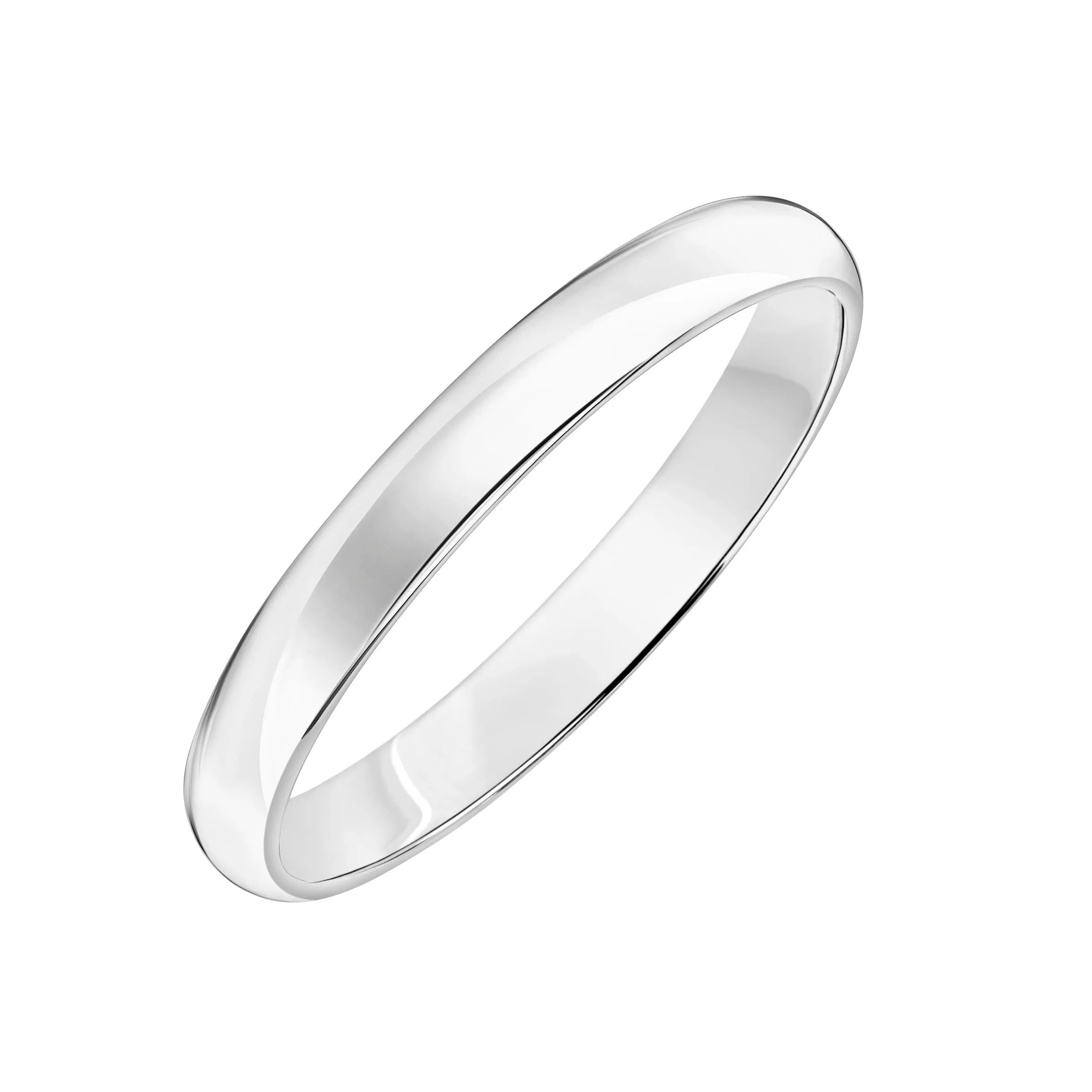 14k Plain Gold Wedding Band 3mm