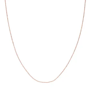 14k Rose Gold 1.15mm Sparkle Singapore Chain, 20"