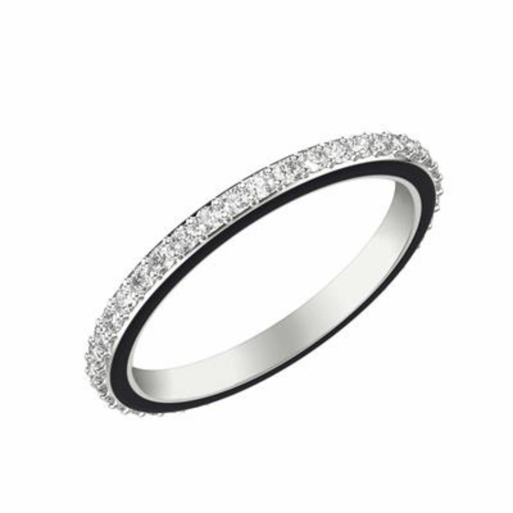 14k Diamond Eternity Wedding Band