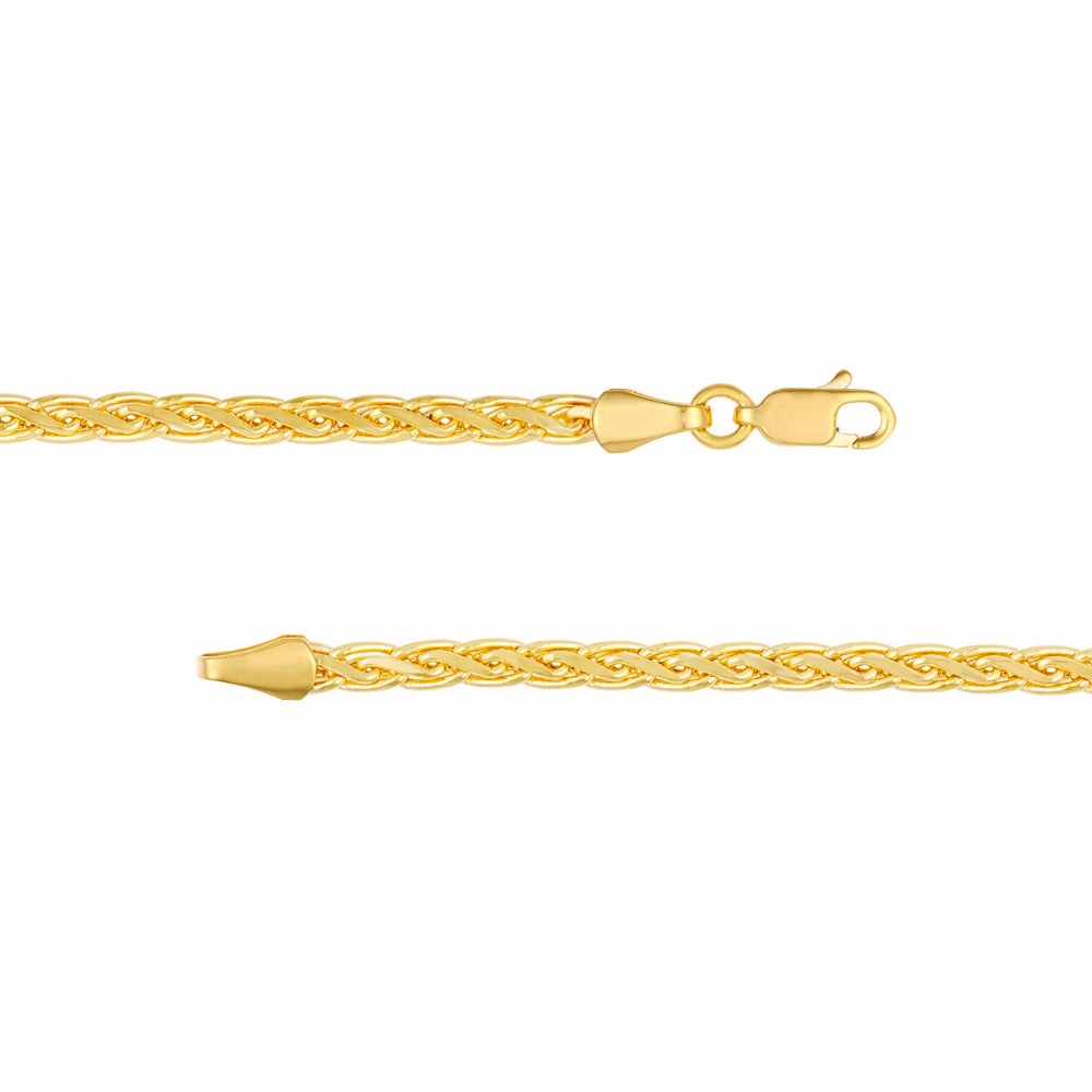 14k Yellow Gold Bracelet, 7.5"