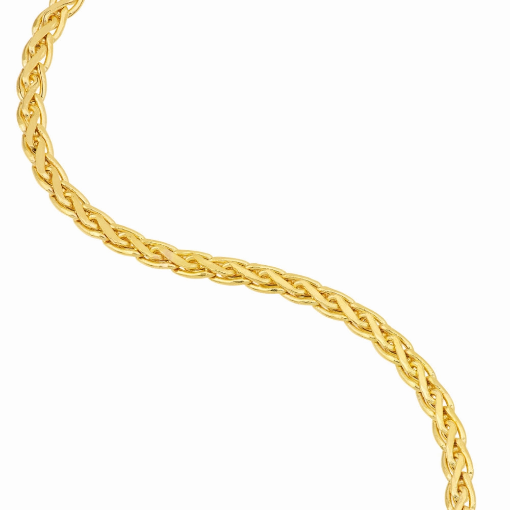 14k Yellow Gold Bracelet, 7.5"