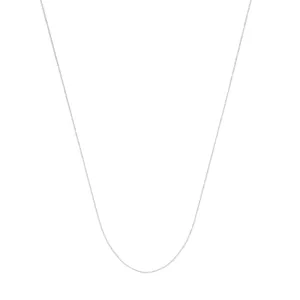 14kt White Gold Box Chain, 20 inches