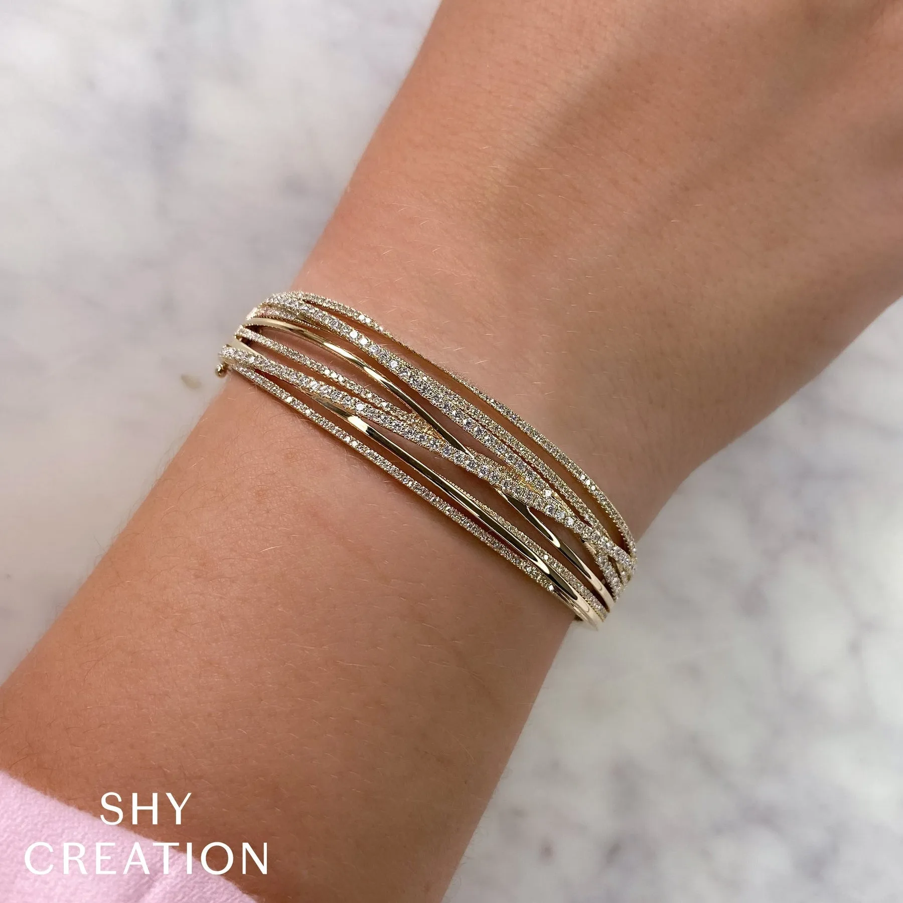 1.64CT DIAMOND BRIDGE BANGLE SC55025360ZS