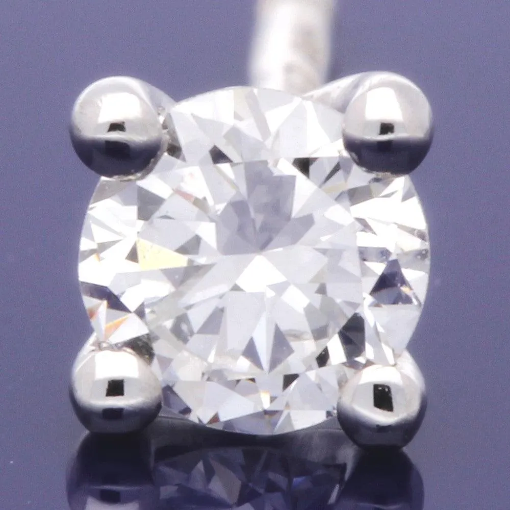 18ct White Gold 0.45ct Diamond Stud Earrings