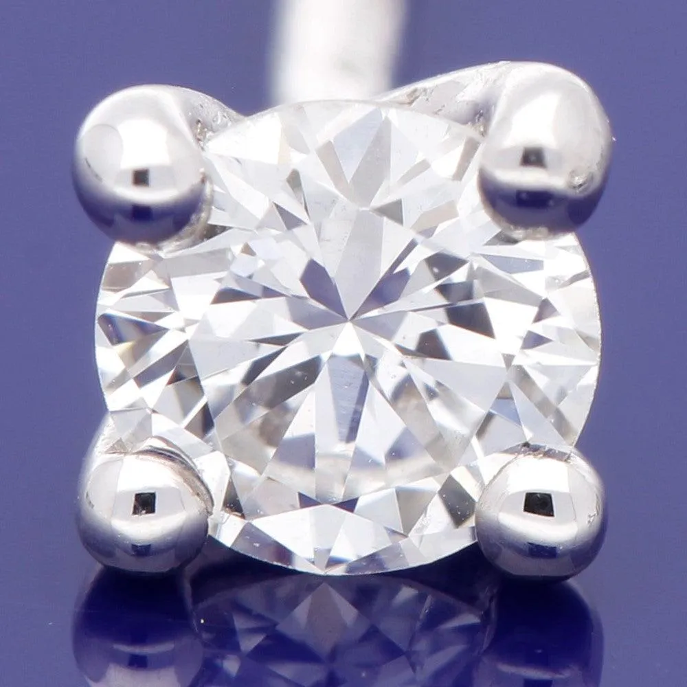 18ct White Gold 0.45ct Diamond Stud Earrings
