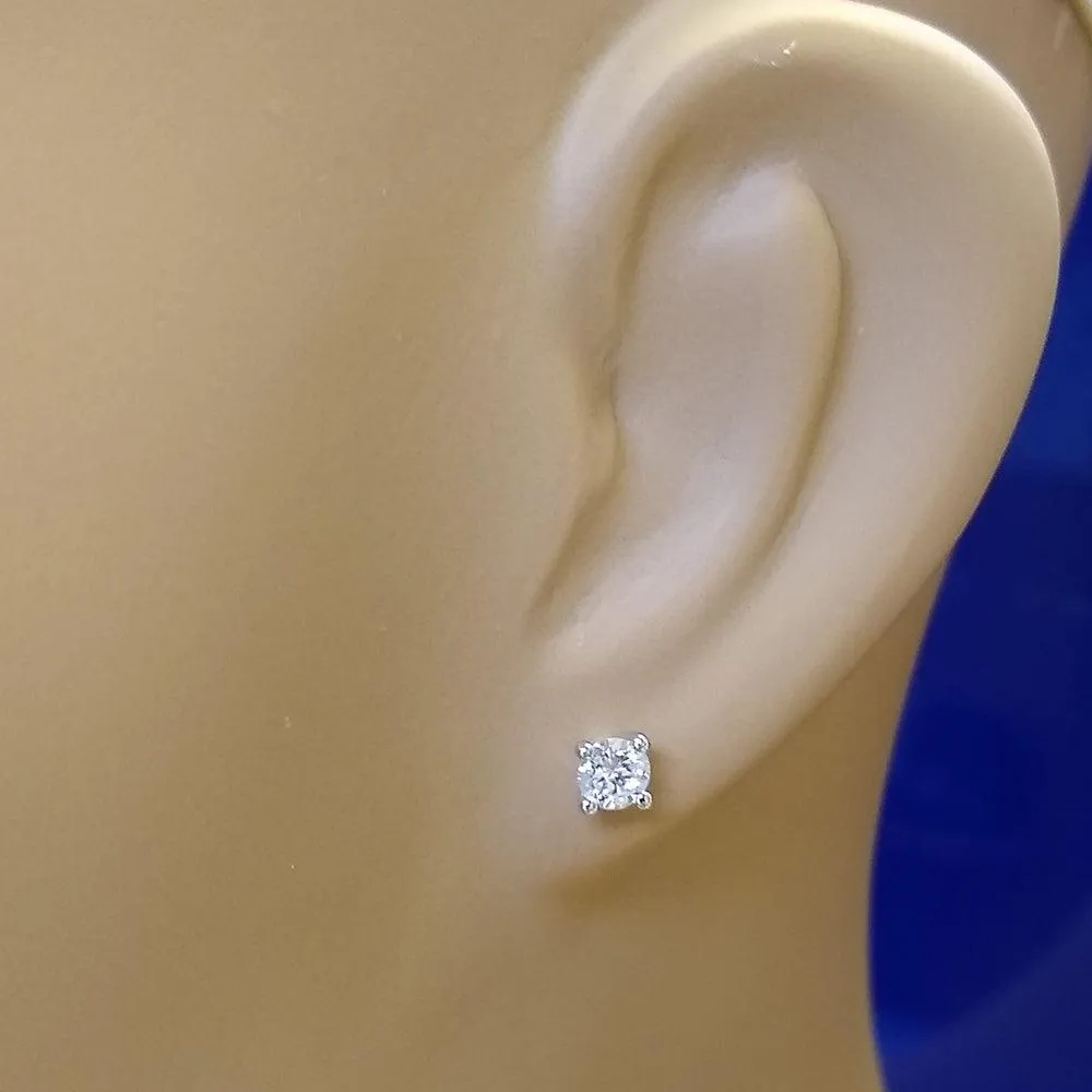 18ct White Gold 0.45ct Diamond Stud Earrings