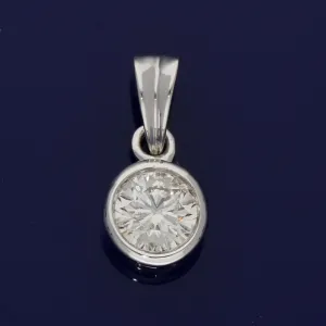 18ct White Gold 0.50ct Diamond Pendant