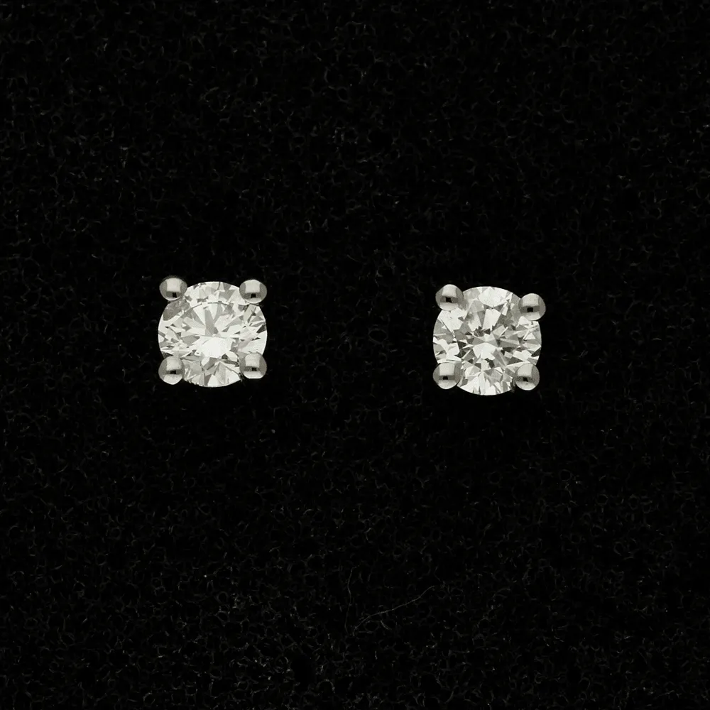 18ct White Gold 0.50ct Diamond Stud Earrings