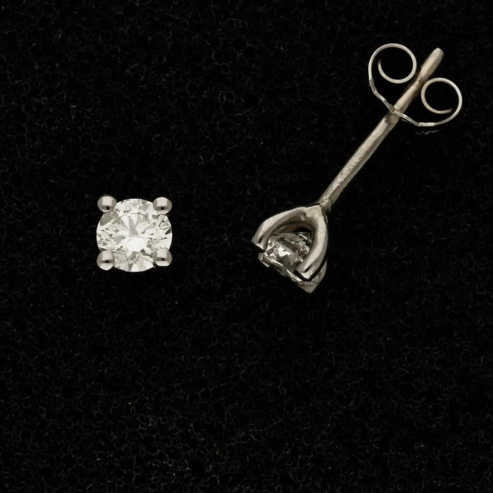 18ct White Gold 0.50ct Diamond Stud Earrings