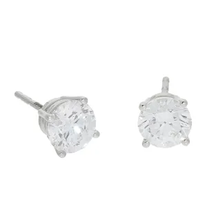 18ct White Gold Laboratory-Grown Diamond Stud Earrings 1.44ct