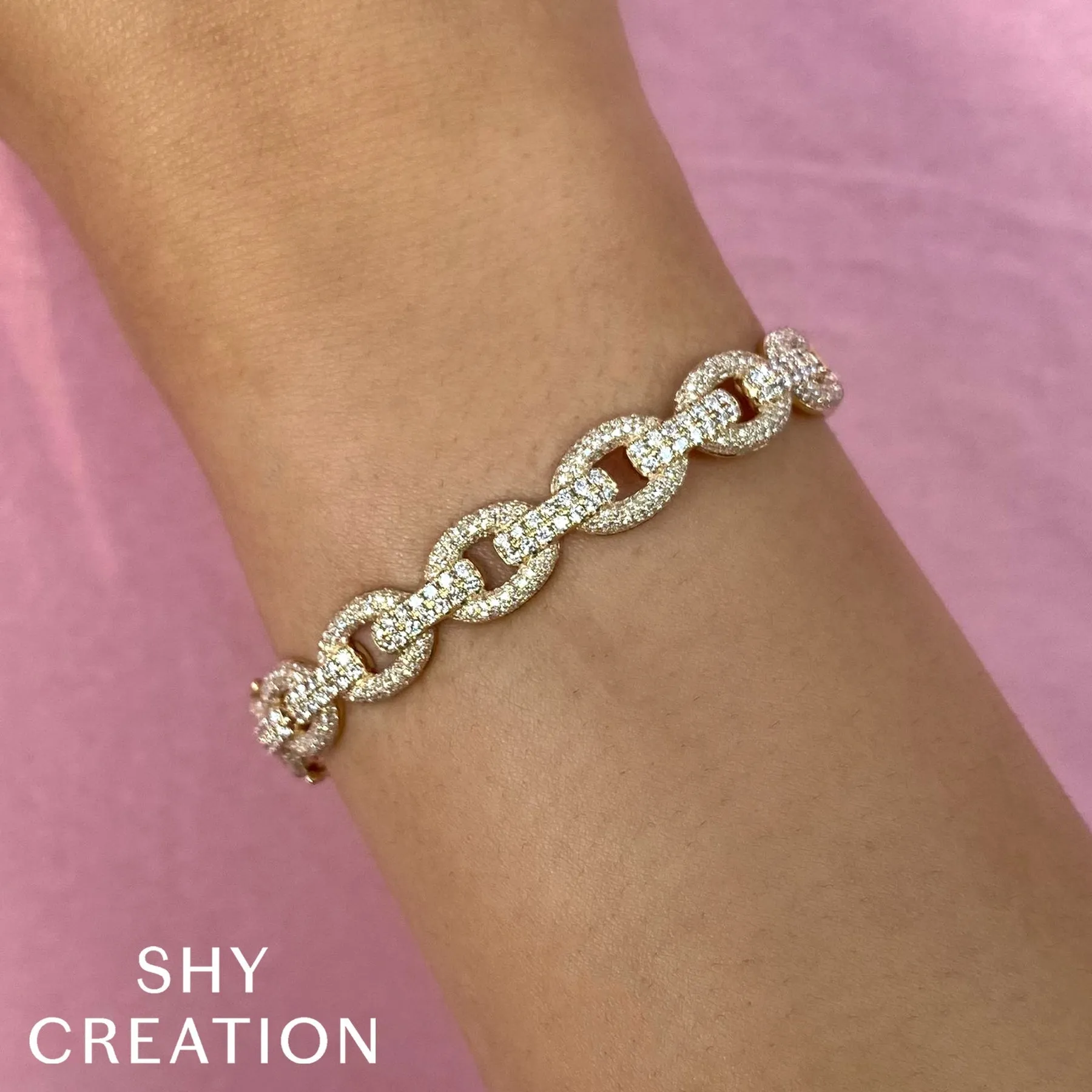 1.95CT DIAMOND LINK BANGLE SC55025552ZS