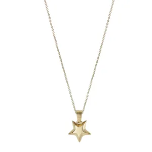 886 The Royal Mint - 886 Shooting Star Pendant, 18" Trace Chain 9ct Yellow Gold