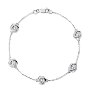 886 The Royal Mint - 886 Tutamen Knot Bracelet in Sterling Silver