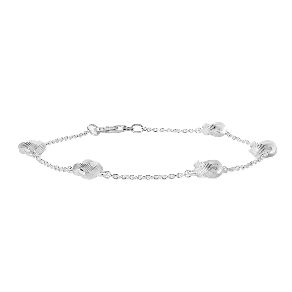 886 The Royal Mint - 886 Tutamen Knot Bracelet in Sterling Silver