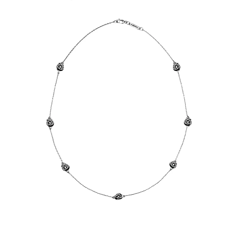 886 The Royal Mint - 886 Tutamen Knot Necklace 18" Sterling Silver