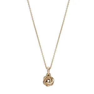 886 The Royal Mint - 886 Tutamen Knot Pendant with 18" Chain 9ct Yellow Gold