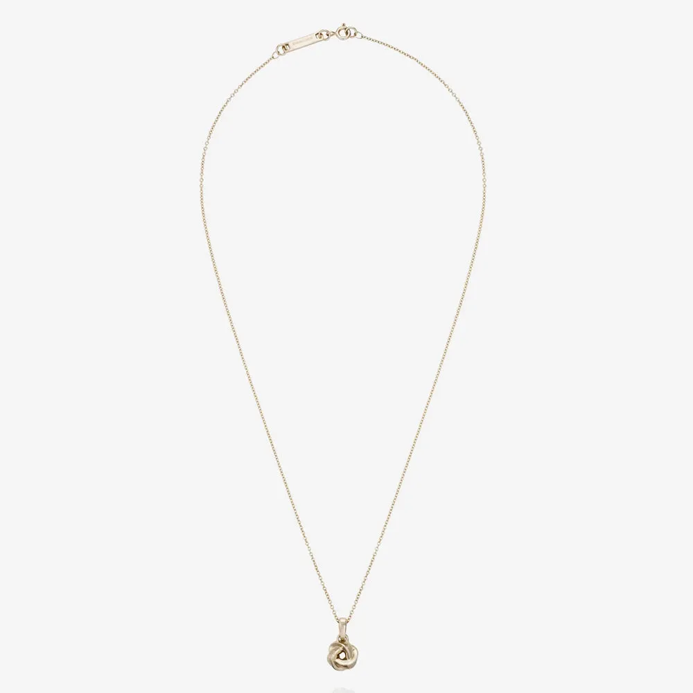 886 The Royal Mint - 886 Tutamen Knot Pendant with 18" Chain 9ct Yellow Gold