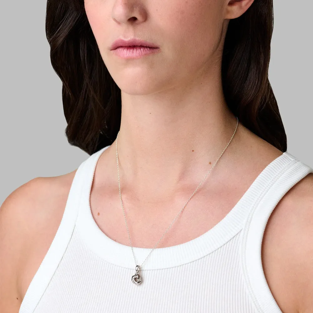 886 The Royal Mint - 886 Tutamen Knot Pendant with 18" Chain in Sterling Silver