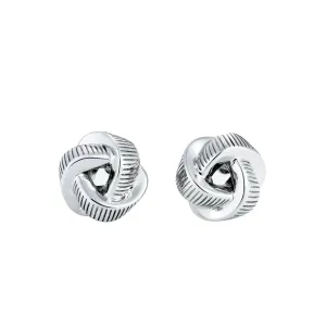 886 The Royal Mint - 886 Tutamen Knot Stud Earrings in Sterling Silver
