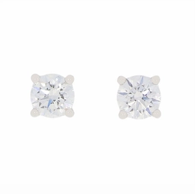 9ct White Gold 2.10cts Lab Grown Brilliant Cut Diamond Stud Earrings