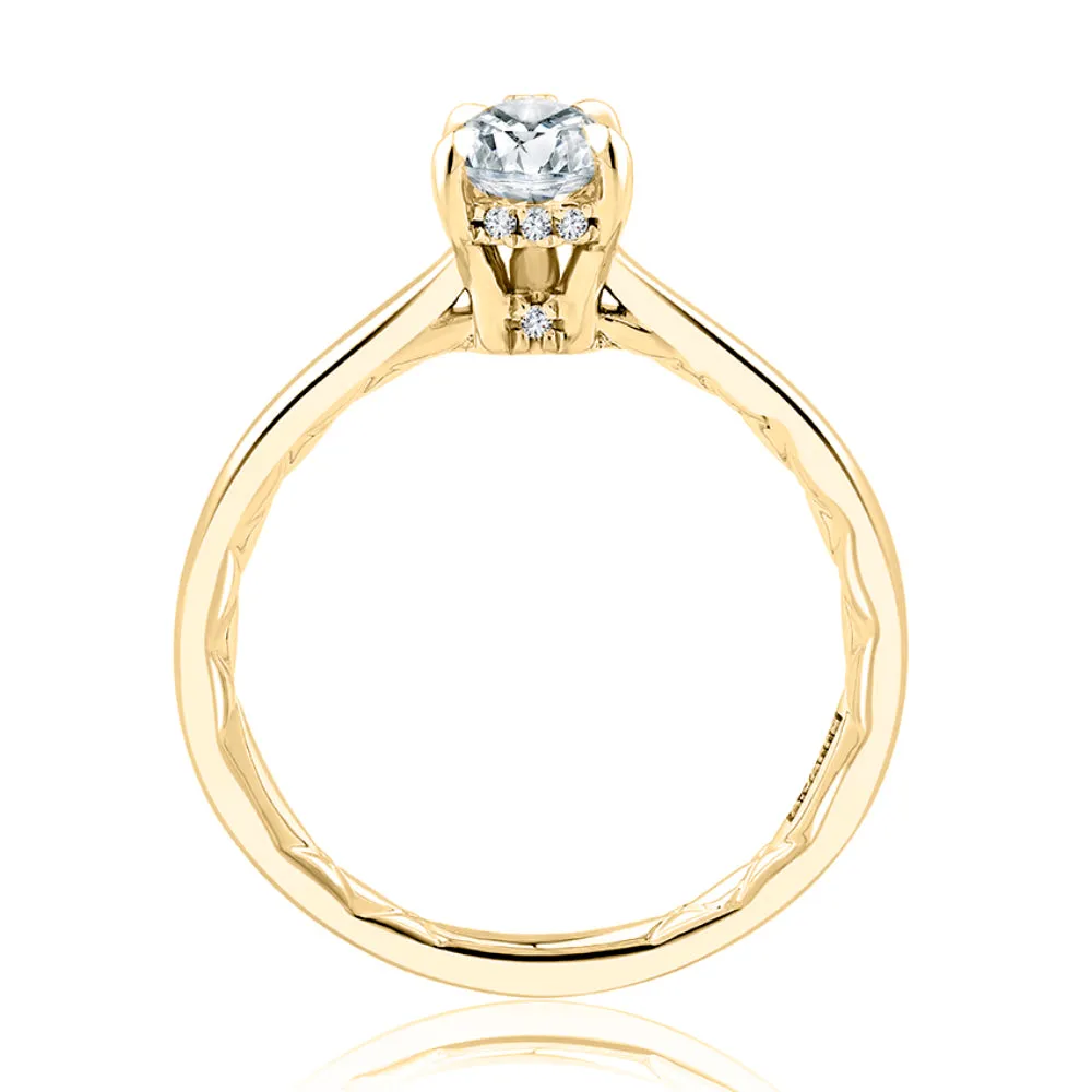 A. Jaffe 14k Pear-Cut Solitaire Diamond Engagement Ring