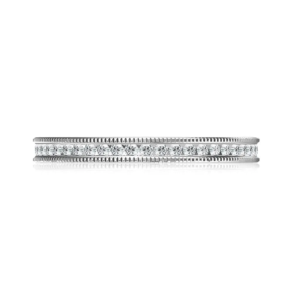 A. Jaffe Channel Set Diamond Wedding Band
