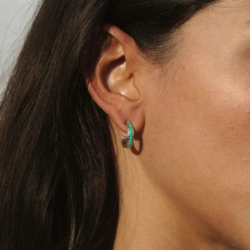 Anna Beck Azul Hoop Earrings