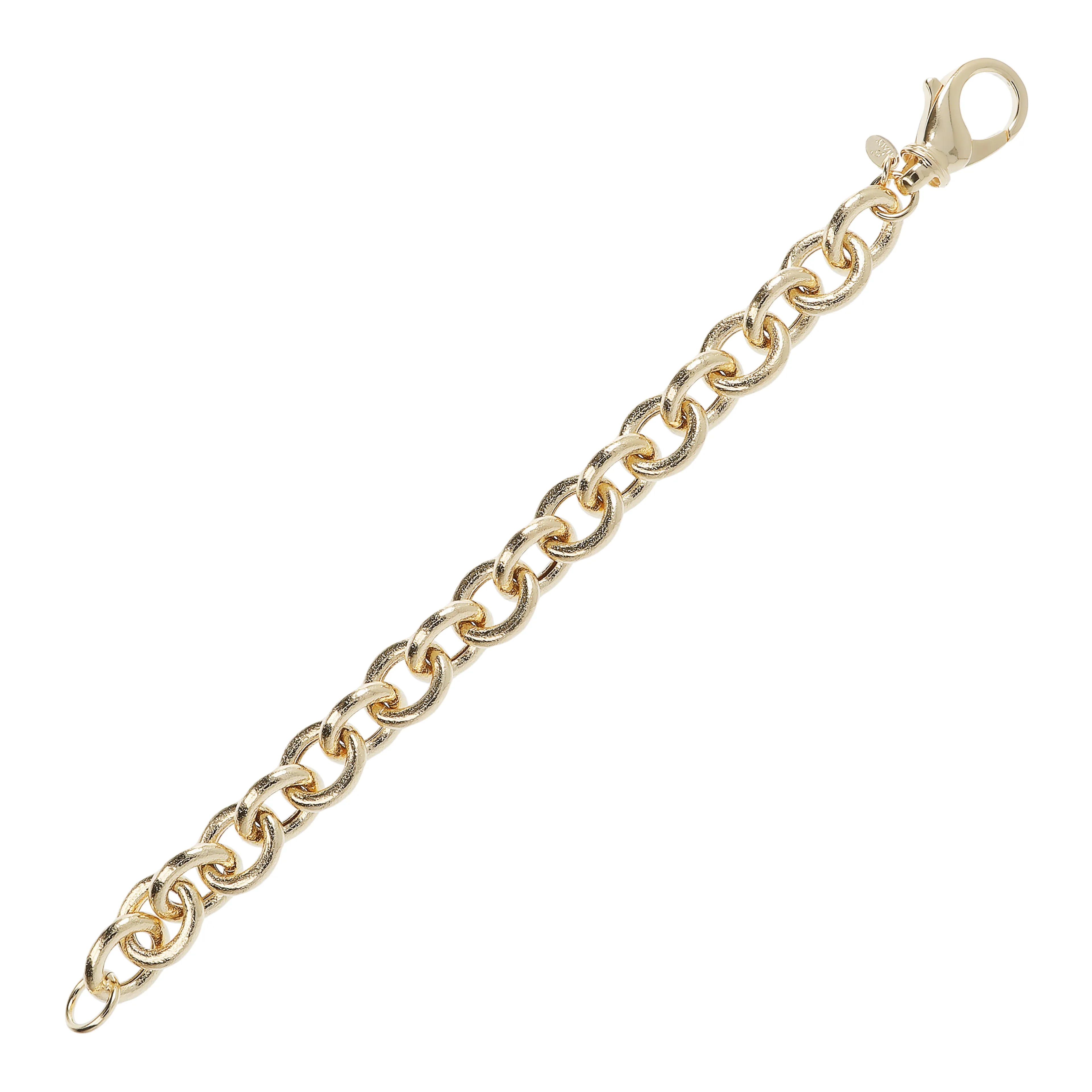 Bellissimo Bronzo Italian Satin Oval Rolo Bracelet