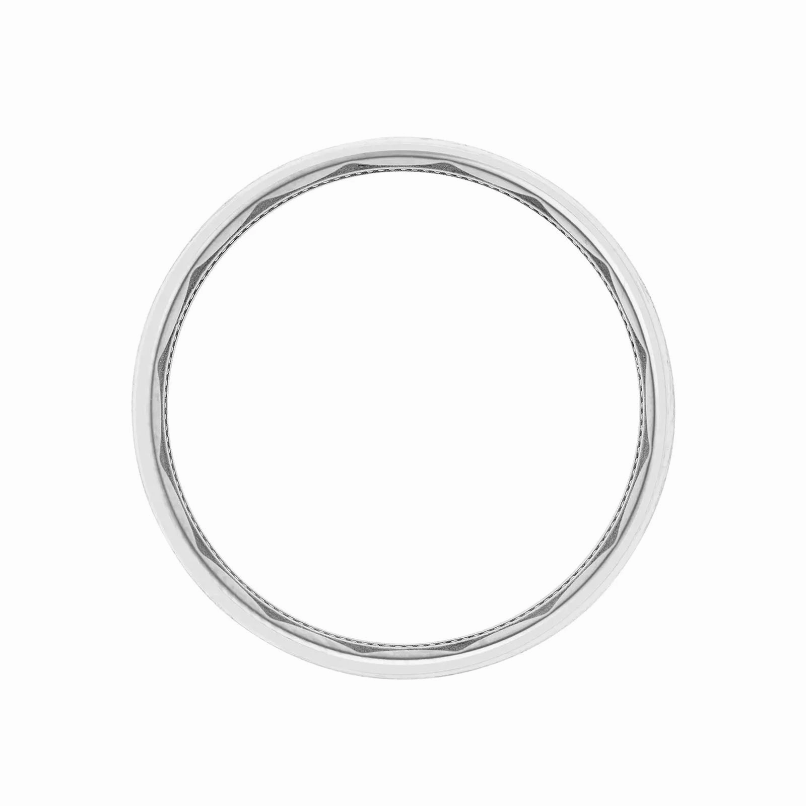 Bevel Edge Brushed Finish Band