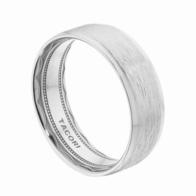 Bevel Edge Brushed Finish Band