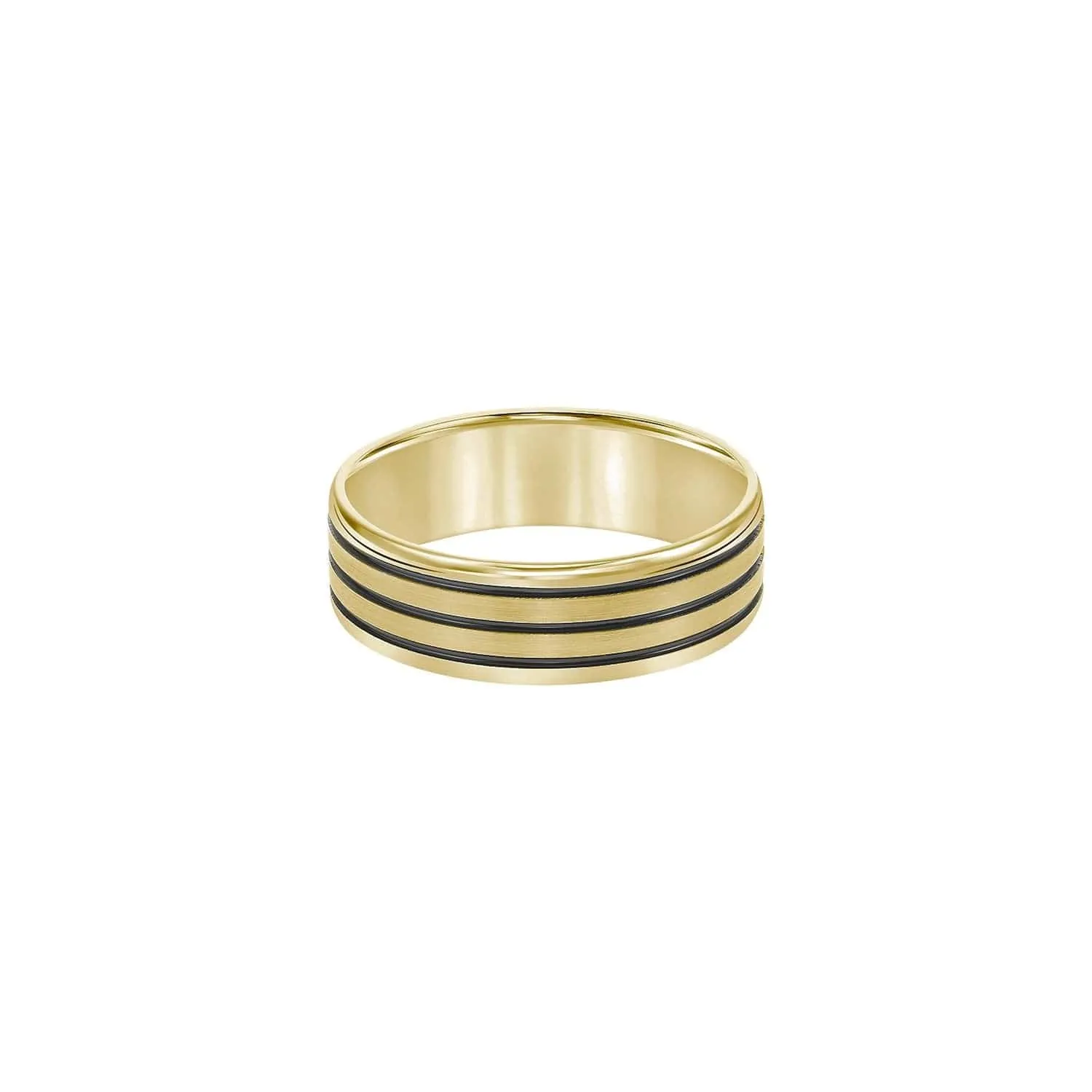 Black Stripe 7mm Band